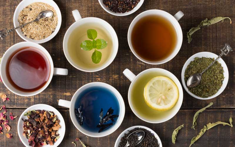 ۵ نوع از انواع چای به همراه فواید آن‌ها - ویستامگ