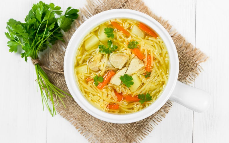 سوپ ورمیشل (Vermicelli soup)