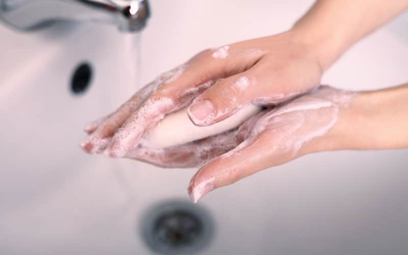راه صحیح شستن دست ها